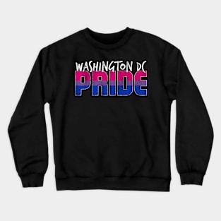 Washington DC Pride Bisexual Flag Crewneck Sweatshirt